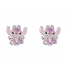 Disney Roztomilé kôstkové náušnice pre dievčatá Angel Lilo & Stitch EF01086SRWL.PA