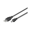 Kábel USB PREMIUMCORD 2.0 Kábel A-Mini B (5pin) 3 m
