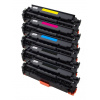HP CC530-3A - kompatibilný - 5x Toner HP CC530A, CC531A, CC532A, CC533A (CC530, CC533, 304A) LaserJet CP-2025 / CM-2320 / CM-2720 - C/M/Y/2xK komp.