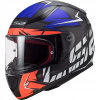 Prilba LS2 FF353 Rapid Cromo Matt Orange Blue S. (Prilba LS2 FF353 Rapid Cromo Matt Orange Blue S.)
