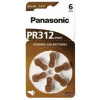 Panasonic baterie do naslouchadel 6ks PR312(PR41)