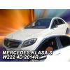 Deflektory MERCEDES Klasa S W222 4D 2013R->(+zadné)