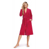 Dámsky župan Welur Lydie 390 Amaranth dark pink - De Lafense 3XL tmavě růžová