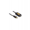 Delock USB 2.0 kabel, prodlužující A-A samec/samice 5m, aktivní (82308)