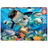 Educa puzzle Underwater selfies 500 dielov + fix lepidlo 17647
