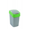 Curver odpadkový kôš Flipbin 50l strieborná/zelená 02172-P80