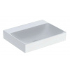 Geberit ONE Umývadlo na dosku, 50x40x14 cm, bez prepadu, bez otvoru na batériu, KeraTect, biela 505.031.01.6