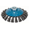 BOSCH Kužeľová kefa, vrkočová, 115, oceľ 115 mm, 0,5 mm, M14 2608622058