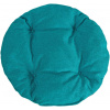Vankúš - Okrúhly vankúš na stoličku OFELIA 36 cm tyrkysová (Okrúhly vankúš na stoličku OFELIA 36 cm tyrkysová)