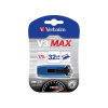 Verbatim USB flash disk, USB 3.0 (3.2 Gen 1), 32GB, V3 MAX, Store N Go, modrý, 49806, USB A, s výsuvným konektorom