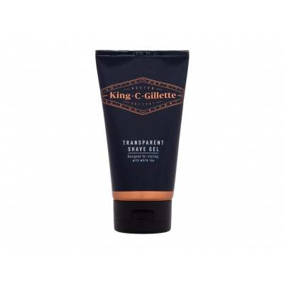 Gillette King C. Transparent Shave Gel (M) 150ml, Gél na holenie