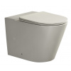 Sapho PACO misa pre kombi WC, Rimless, 61x38cm, spodný/zadný odpad, ivory PC1012BE-111