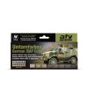 Vallejo 71.159 sada airbrush farieb German ISAF 8x17 ml (Vallejo German ISAF Color Set 71159)