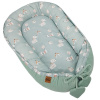 EKO Hniezdo pre bábätko VELVET Variant: EKO Hniezdo pre bábätko VELVET Dogs Mint 90x60 cm