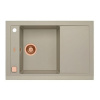 Alveus FORMIC 30 kuchynský granitový drez so sifónom 76x50 - Pebble+prepad copper 1108028+copper