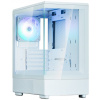 Zalman skříň P10 White / miniT / 1x120mm fan ARGB / USB 3.0 / USB-C / temperované sklo / bílá