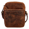 Pánska kožená taška brúsená camel - Diviley Levad Camel