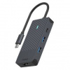 USB Hub Rapoo 4-in-1 USB-C Multiport (UCM-2001) čierny