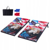 VEVOR Zestaw Do Gry W Cornhole 92x60x24CM Z 8 Woreczkami Przenośna Zestaw