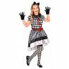 KOSTÝM STRAŠNÝ KLAUN PAJACYK ARLEKIN HALLOWEEN 116