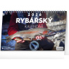 NOTIQUE Stolový Rybársky kalendár CZ 2026, 23,1 x 14,5 cm