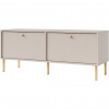 MEBLINE Komoda RTV KYOTO 02 pieskovo béžová