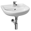 Jika LYRA PLUS Umývadielko 45x37cm, bez otvoru pre batériu, biele H8153820001091