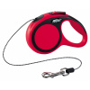 Flexi.de Vodítko Flexi Comfort XS 3m (max 8kg) lanko červená