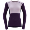 DEVOLD Lauparen Merino 190 Shirt Woman orchid/lilac/ink S