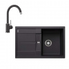 Blanco Set drezu Metra 45 S a batérie Mida, čierna/čierna SET 09-B 25 MIDA cer