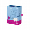 Satisfyer Feel Confident Menstrual Cup sada menštruačných kalíškov 15 ml + 20 ml Transparent