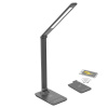 Solight LED stmievateľná lampička s bezdrôtovým nabíjaním, zmena chromatickosti, sivá WO55-G