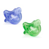 Chicco Physio Soft aktívny ortodonický cumlík, 6m+, modrý/zelený, 8058664051908
