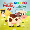 Čti a Skládej Puzzle Zvířátka na statku