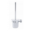 Duravit D-Code WC kefa nástenná, matné sklo/chróm 0099271000