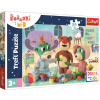 Puzzle Dobrú noc, Treflíci: Hry pred spaním MAXI 24 dielikov
