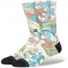 ponožky STANCE SURFS UP SHAGGY CREW SOCKS Blue 43-47