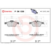 BREMBO Sada brzdových platničiek kotúčovej brzdy BREMBO P 06 030