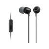 Sony MDR-EX15AP In-Ear Earphone with Microphone Black EU SONY-MDR-EX15AP-BLK