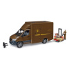 Bruder Mercedes Benz Sprinter - prepravná služba UPS + figúrka