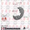 ZIMMERMANN Brzdový bubon 405.4103.20