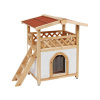 Zateplená bouda pro kočky KERBL 82660 TYROL ALPIN, 88x57x77cm