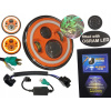 Lampa DRL LED čipy OSRAM 7 reflektor oranžová
