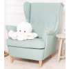 Majlo Toys Plyšová chobotnica Monty 60 cm - biela