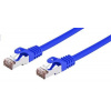 C-TECH CB-PP6F-1B patch, Cat6, FTP, 1m, modrý