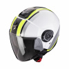 Otvorená prilba SCORPION EXO-CITY II VEĽ bielo/fluo žltá - Veľkosť XS