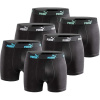 Pánske boxerky Puma 6-Pack black z príjemnej bavlny M