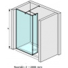 Jika Pure - Sklenená stena bočná 68 cm na sprchovú vaničku 120 cmx80 cm, 120 cmx90 cm, 130 cmx80 cm a 130 cmx90 cm s úpravou Jika Perla Glass, 700 mm x 200 mm x 2000 mm H2684210026681