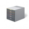 Durable Varicolor 5 box 5 zásuviek sivý