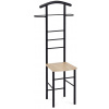 Autronic Nemý sluha, výška 119 cm, MDF - dekor dub sonoma, kov - čierny lak, nosnosť 90 kg 81870 BK